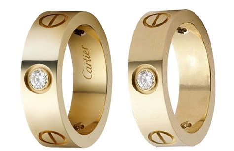 cartier ring gold dupe|knock off cartier rings.